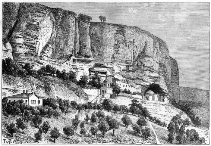 Framed Print : Grottoes of Djoufout-Kaleh, Russia, 1890. Artist: Taylor Framed Print : Grottoes of Djoufout-Kaleh, Russia, 1890. Artist: Taylor