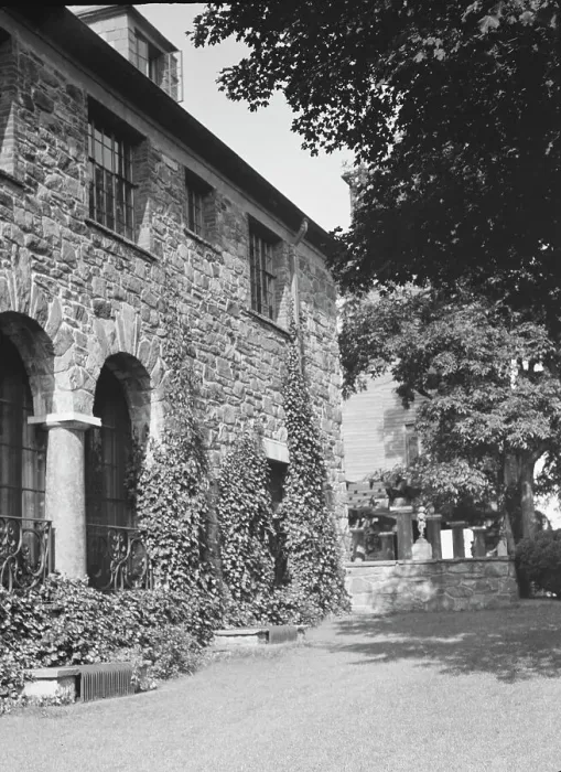 Framed Print : Grounds and building for the wedding of Rosemary Harden, between 1928 and 1942. Creator: Arnold Genthe Framed Print : Grounds and building for the wedding of Rosemary Harden, between 1928 and 1942. Creator: Arnold Genthe