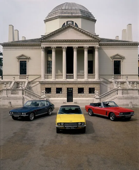 Framed Print : Group of Three 1974 Jensen cars Framed Print : Group of Three 1974 Jensen cars