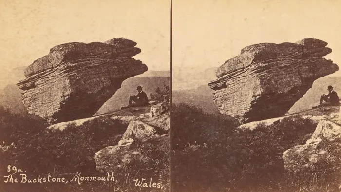 Framed Print : Group of 6 Stereograph Views of British Landscapes, 1850s-1910s. Creator: Unknown Framed Print : Group of 6 Stereograph Views of British Landscapes, 1850s-1910s. Creator: Unknown