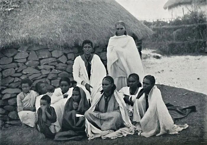 Framed Print : A group of Abyssinians, 1912 Framed Print : A group of Abyssinians, 1912