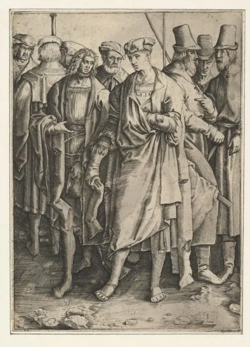 Framed Print : Group of Armed Men (copy). n. d. Creator: Jan Muller Framed Print : Group of Armed Men (copy). n. d. Creator: Jan Muller