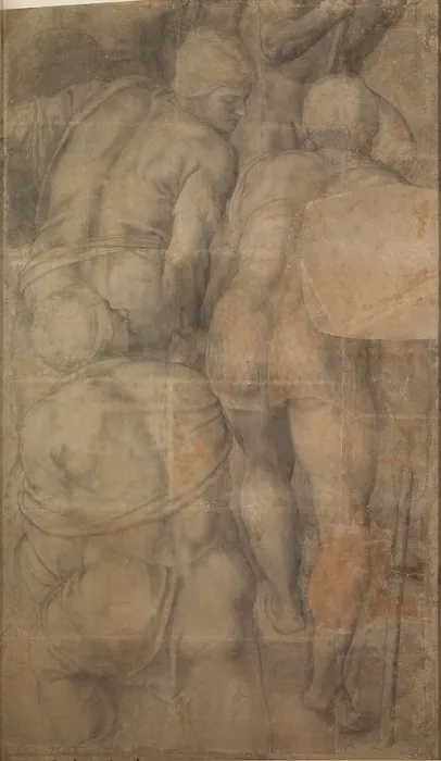 Framed Print : Group of Armigers (Soldiers), c1546. Creator: Buonarroti, Michelangelo (1475-1564) Framed Print : Group of Armigers (Soldiers), c1546. Creator: Buonarroti, Michelangelo (1475-1564)