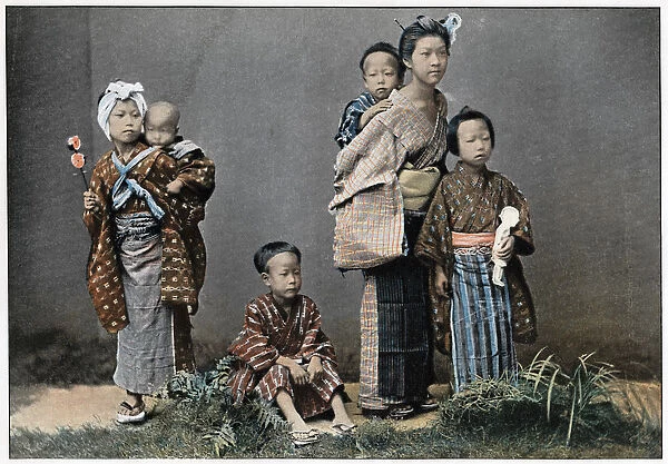 A Group of Children, c1890