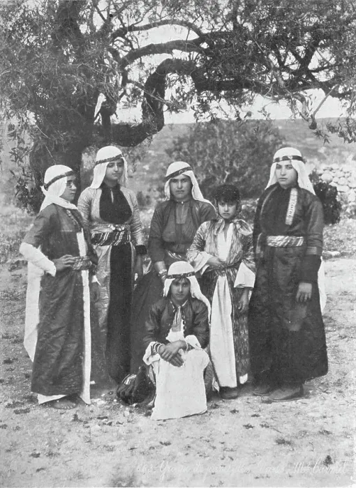 Framed Print : Group of Druse Ladies, c1913. Artist: Charles JS Makin Framed Print : Group of Druse Ladies, c1913. Artist: Charles JS Makin