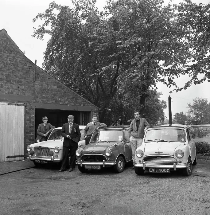 Framed Print : Group of friends with their cars, Mexborough, South Yorkshire, 1965 Framed Print : Group of friends with their cars, Mexborough, South Yorkshire, 1965