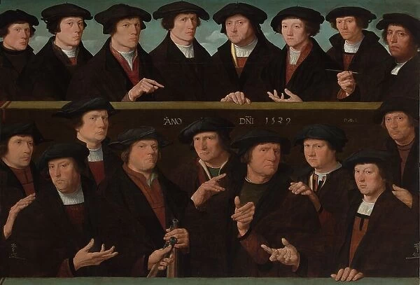 A Group of Guardsmen, 1529, 1529. Creator: Dirck Jacobsz