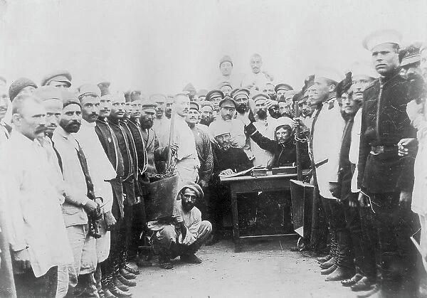 A Group of Hard Labor Convicts, 1890. Creator: Ivan Nikolaevich Krasnov