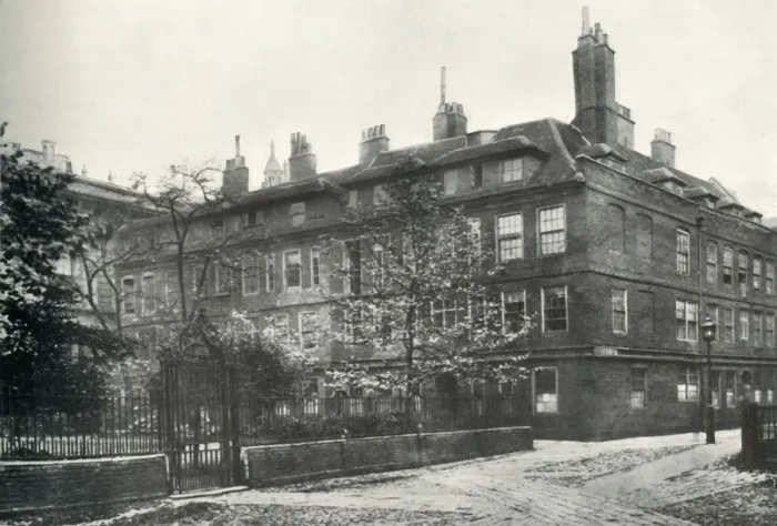 Framed Print : The Group of Houses in Cliffords Inn Dating Prior to the Great Fire of 1666, 1885, (1934) Framed Print : The Group of Houses in Cliffords Inn Dating Prior to the Great Fire of 1666, 1885, (1934)