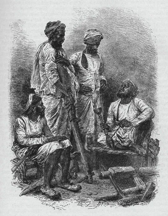 Framed Print : A Group of Jats, 1902 Framed Print : A Group of Jats, 1902