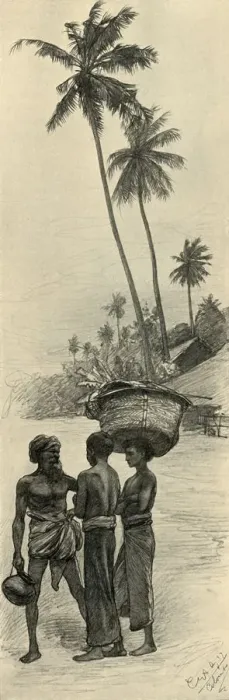 Framed Print : Group of men, Colombo, Ceylon, 1898. Creator: Christian Wilhelm Allers Framed Print : Group of men, Colombo, Ceylon, 1898. Creator: Christian Wilhelm Allers