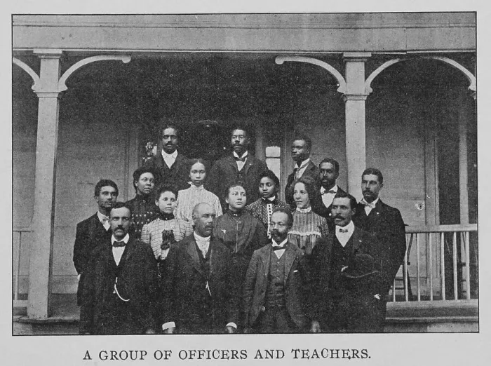 Framed Print : A group of officers and teachers, 1903. Creator: Unknown Framed Print : A group of officers and teachers, 1903. Creator: Unknown