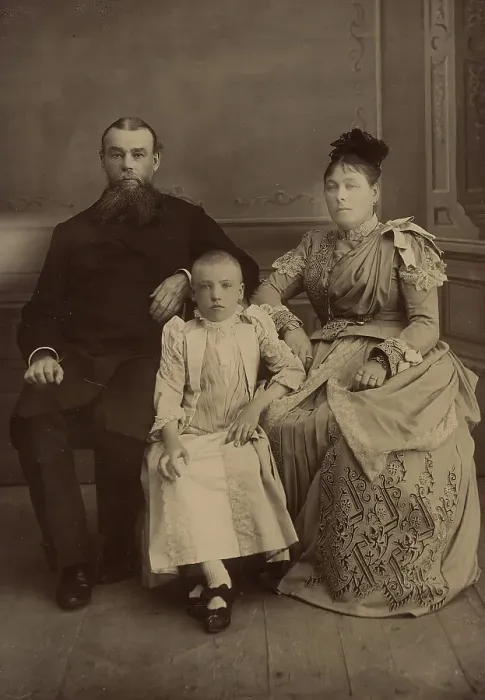 Framed Print : Group photo of the family of merchant Egorov Alexander Mikhailovich, 1880. Creator: Unknown Framed Print : Group photo of the family of merchant Egorov Alexander Mikhailovich, 1880. Creator: Unknown