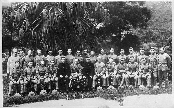 Group portrait of C Company, 2nd Battalion the Kings Regiment, Iraq, 1926