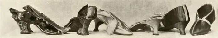 Framed Print : Group of slippers 1735, 1770 and 1780, (1937). Creator: Unknown Framed Print : Group of slippers 1735, 1770 and 1780, (1937). Creator: Unknown
