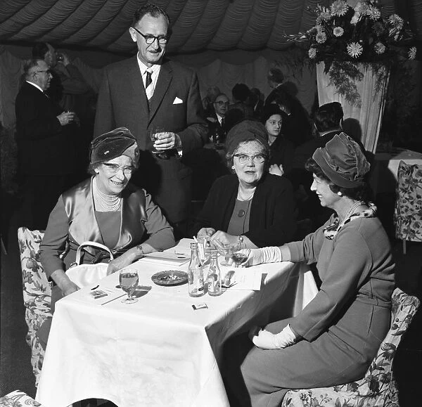 Group at a social function, Spillers Foods, Gainsborough, Lincolnshire, 1962. Artist