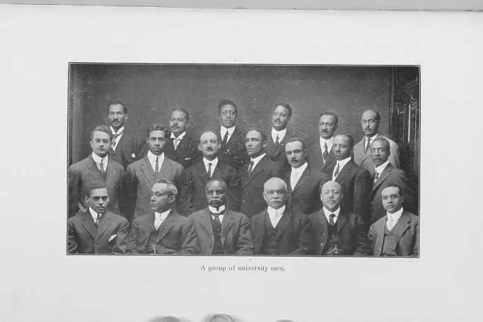 Framed Print : A group of university men, 1916. Creator: Unknown Framed Print : A group of university men, 1916. Creator: Unknown