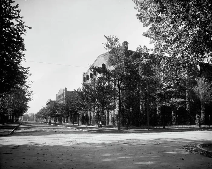 Framed Print : Group of warehouses, Walker distillery, Walkerville, Ont. between 1905 and 1915. Creator: Unknown