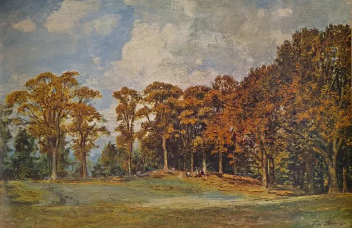 Framed Print : Grove at Bridgnorth, 1901 (1935). Artist: Philip Wilson Steer Framed Print : Grove at Bridgnorth, 1901 (1935). Artist: Philip Wilson Steer