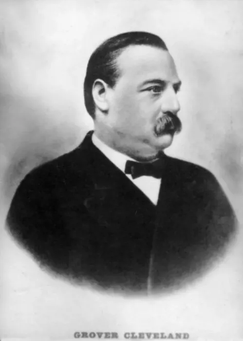 Framed Print : Grover Cleveland, (1837-1908), 1920s Framed Print : Grover Cleveland, (1837-1908), 1920s