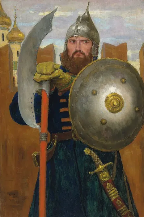 Framed Print : On guard. Artist: Vasnetsov, Viktor Mikhaylovich (1848-1926) Framed Print : On guard. Artist: Vasnetsov, Viktor Mikhaylovich (1848-1926)