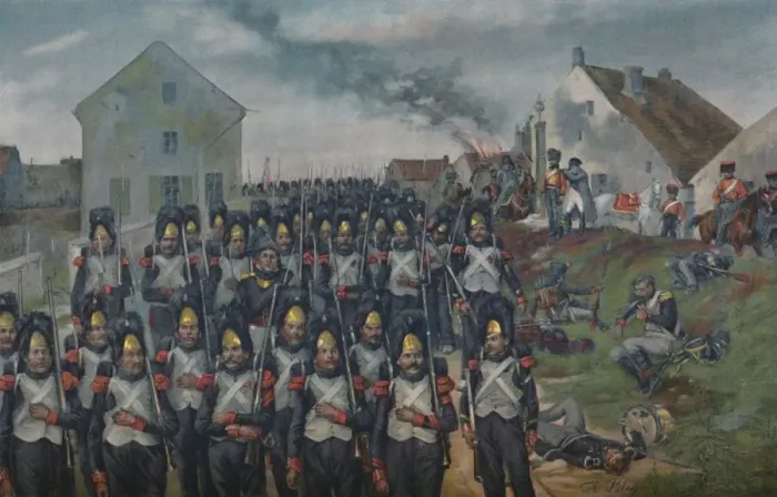 Framed Print : The Guard - Campaign of France, 1896 Framed Print : The Guard - Campaign of France, 1896