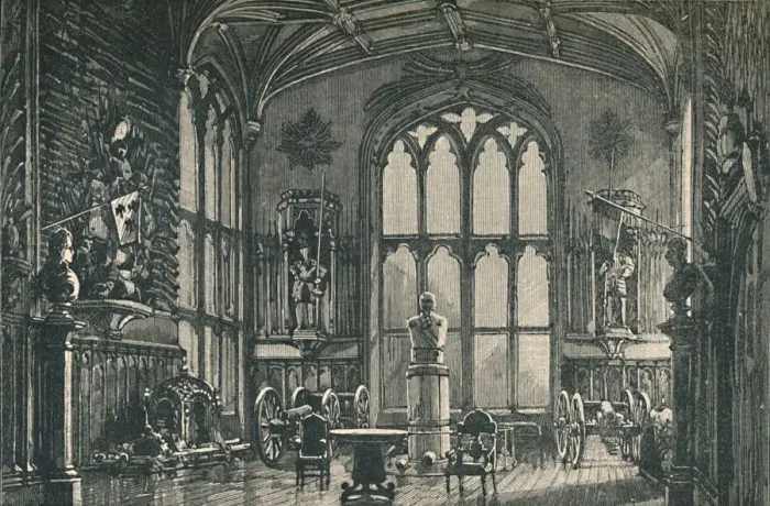Framed Print : The Guard Room, or Armoury, 1895 Framed Print : The Guard Room, or Armoury, 1895