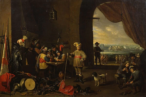 The Guard Room, c1642. Creator: David Teniers II