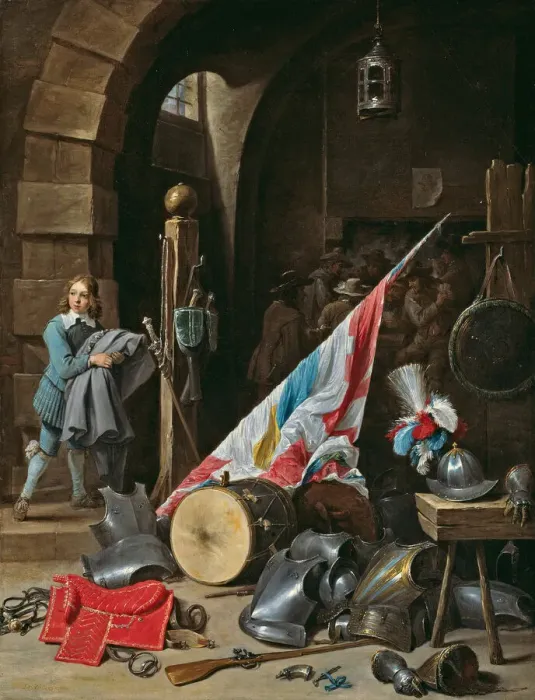 Framed Print : The Guardhouse, 1640 / 50. Creator: David Teniers II Framed Print : The Guardhouse, 1640 / 50. Creator: David Teniers II