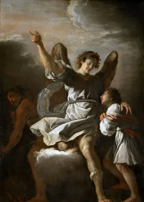 Framed Print : Guardian angel, c. 1616-1618. Creator: Fetti, Domenico (1588 / 90-1623) Framed Print : Guardian angel, c. 1616-1618. Creator: Fetti, Domenico (1588 / 90-1623)