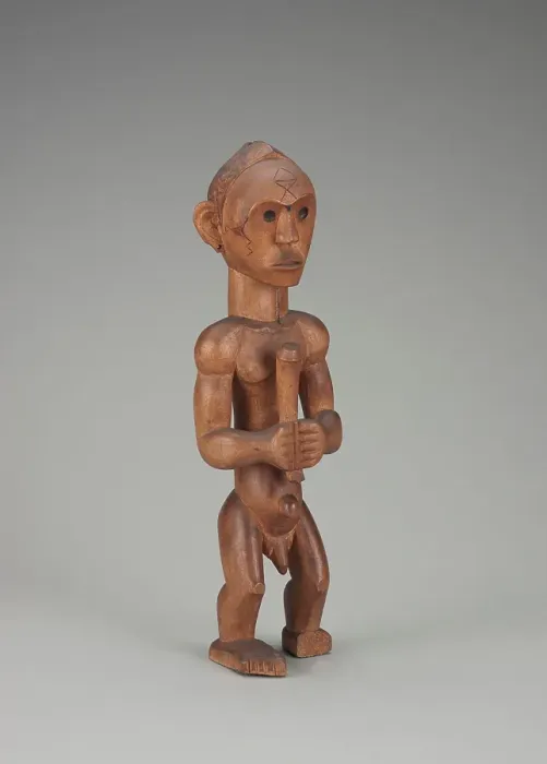 Framed Print : Guardian figure, late 19th century. Creator: Unknown Framed Print : Guardian figure, late 19th century. Creator: Unknown