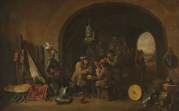 Guardroom, c.1740. Creator: Jacques Ignatius de Roore