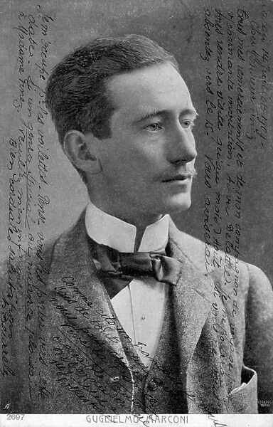 Guglielmo Marconi, Italian physicist and inventor, c1909