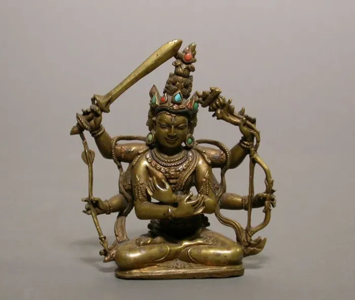 Framed Print : Guhyasamaja Manjuvajra, an Esoteric Form of Bodhisattva Manjushri, Pala period Framed Print : Guhyasamaja Manjuvajra, an Esoteric Form of Bodhisattva Manjushri, Pala period