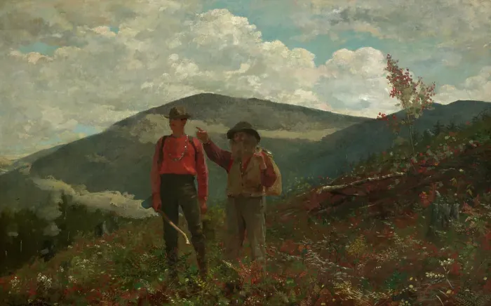 Framed Print : Two Guides, 1877. Creator: Winslow Homer Framed Print : Two Guides, 1877. Creator: Winslow Homer