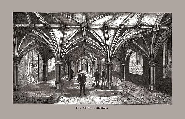 The Guild-Hall Crypt, 1886