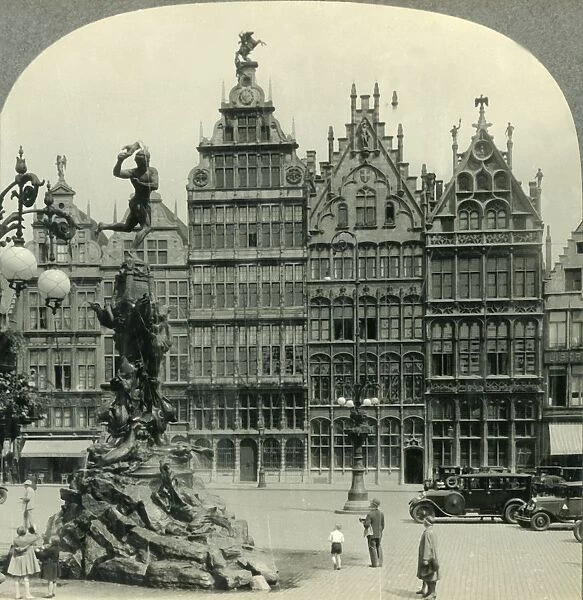 Guild House on the Grande Place, Antwerp, Belgium, c1930s. Creator: Unknown