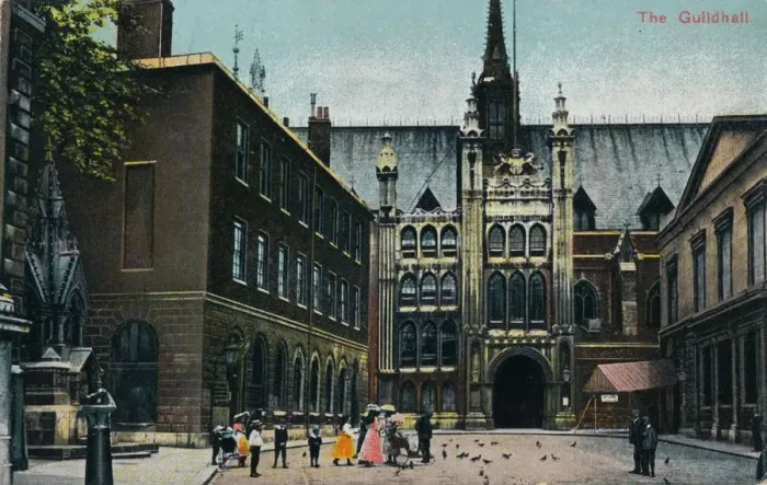 Framed Print : The Guildhall, c1910