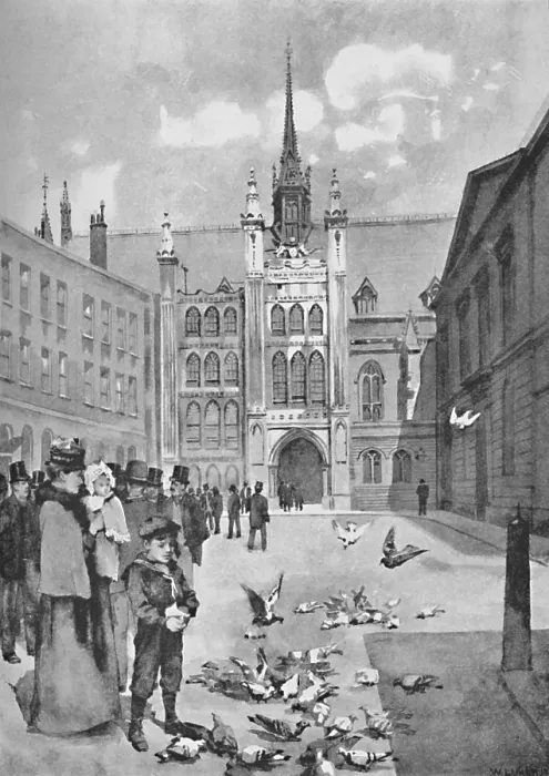 Framed Print : The Guildhall, Front Exit, 1891. Creator: William Luker. The Guildhall, Front Exit, 1891. Creator: William Luker Framed Print : The Guildhall, Front Exit, 1891. Creator: William Luker. The Guildhall, Front Exit, 1891. Creator: William Luker