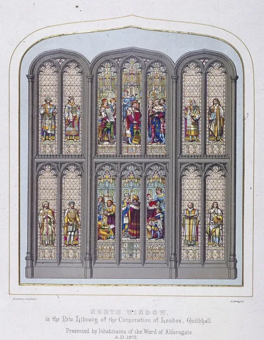 Framed Print : Guildhall Library, London, 1872. Artist: R Canton Framed Print : Guildhall Library, London, 1872. Artist: R Canton