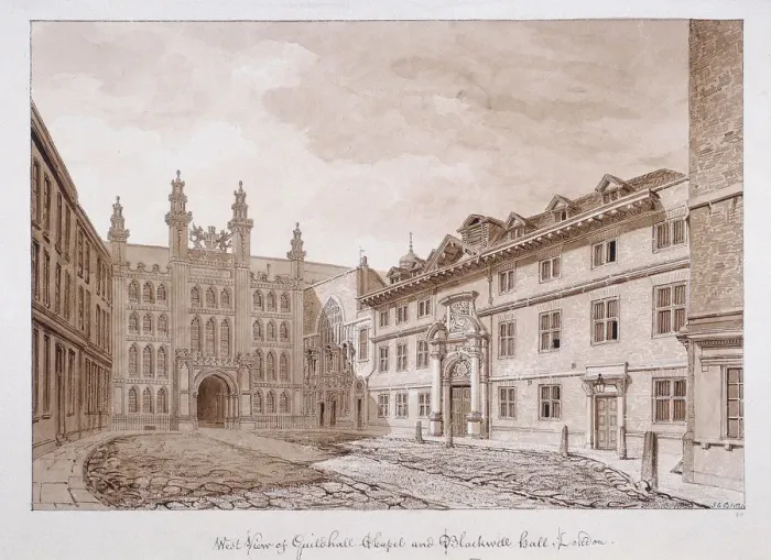 Framed Print : Guildhall, London, 1739. Artist: William Henry Toms Framed Print : Guildhall, London, 1739. Artist: William Henry Toms