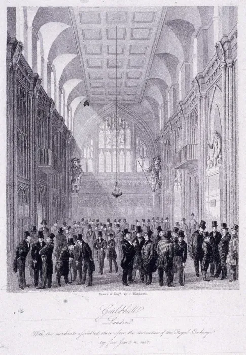 Framed Print : The Guildhall, London, 1838. Artist: C Matthews Framed Print : The Guildhall, London, 1838. Artist: C Matthews