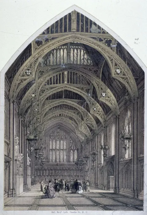 Framed Print : Guildhall, London, c1870. Artist: Kell Brothers Framed Print : Guildhall, London, c1870. Artist: Kell Brothers