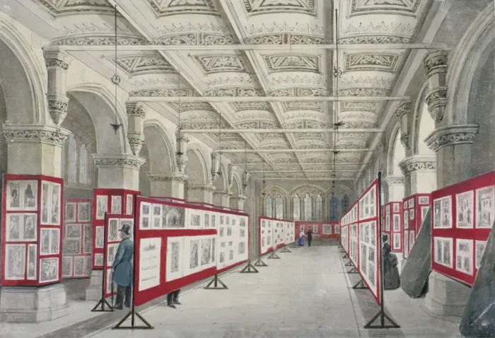 Framed Print : Guildhall Museum, City of London, 1872. Artist:s Maund Framed Print : Guildhall Museum, City of London, 1872. Artist:s Maund