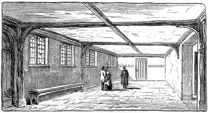 Framed Print : The Guildhall, Stratford-upon-Avon, Warwickshire, 1885. Artist: Edward Hull Framed Print : The Guildhall, Stratford-upon-Avon, Warwickshire, 1885. Artist: Edward Hull