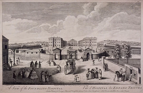 Guilford Street, St Pancras, London, 1753. Artist: Nathaniel Parr