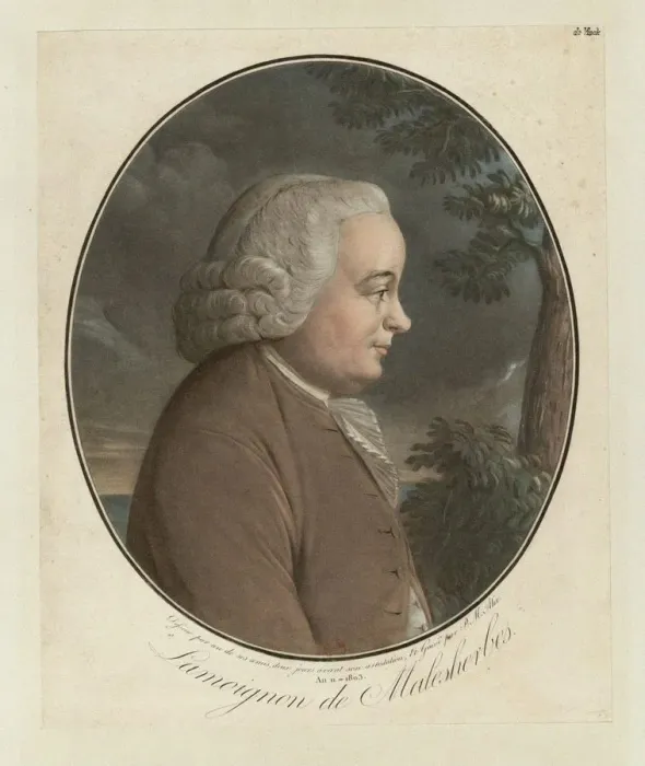 Framed Print : Guillaume-Chretien de Lamoignon de Malesherbes (1721-1794) Framed Print : Guillaume-Chretien de Lamoignon de Malesherbes (1721-1794)