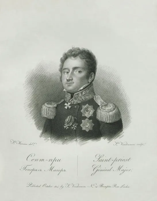 Framed Print : Guillaume Emmanuel Guignard, vicomte de Saint-Priest (1776-1814), 1813 Framed Print : Guillaume Emmanuel Guignard, vicomte de Saint-Priest (1776-1814), 1813