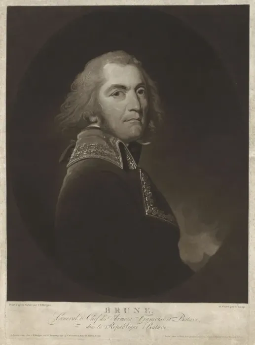 Framed Print : Guillaume Marie-Anne Brune (1763-1815), c. 1800 Framed Print : Guillaume Marie-Anne Brune (1763-1815), c. 1800