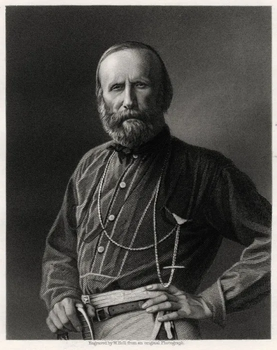 Framed Print : Guiseppe Garibaldi, Italian patriot, 19th century. Artist: W Holl Framed Print : Guiseppe Garibaldi, Italian patriot, 19th century. Artist: W Holl
